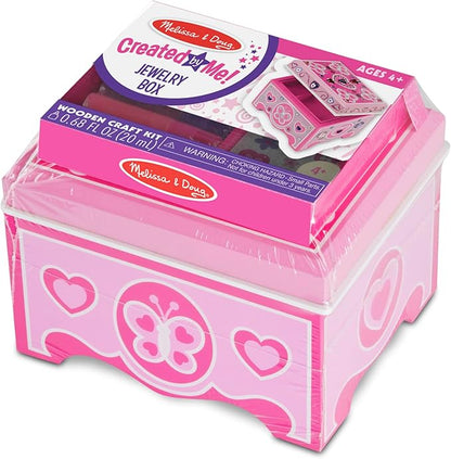Melissa & Doug Created by Me! Jewelry Box Wooden Craft Kit
