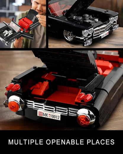 Mould King Sports Car Building Block Kits, MOC Racing Car Model Building Sets, Convertible Car Gifts for Kids Age 8+/Adults Collections Enthusiasts-1,245 Pieces