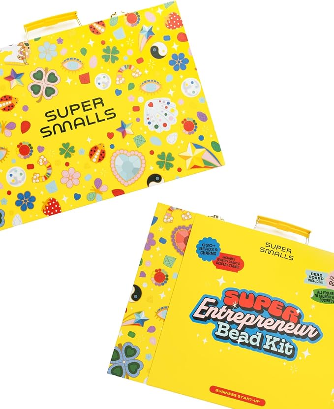 Super Smalls Super Entrepreneur Bead Kit | Jewelry Making Kit for Kids | Ages 4+