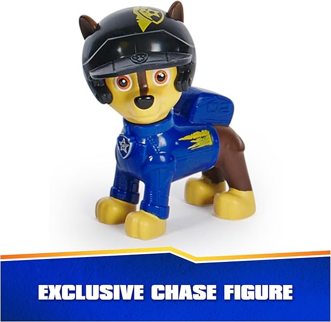 Paw Patrol: Rescue Wheels Chase’s Power Haulin’ Cruiser, Toy Truck with Launcher, Motorized Winch, Lights & Sounds, Kids Toys for Boys & Girls Ages 3+