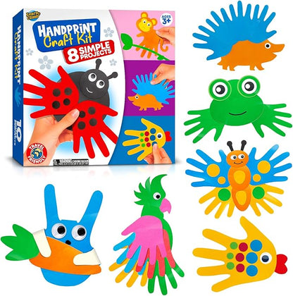 Arts and Crafts Kit for Toddlers Ages 3+ Years. Easy Animal Crafting for Kids
