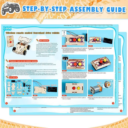 Kids Toys for 6 7 8 9 10 Year Old Boys Gifts,STEM Projects Science Kits Crafts for Kids Ages 8-12,DIY Model Cars Kit Educational Building Toys for 6 8 10 Year Old Boys Toys Age 6-8-10-12, Teen