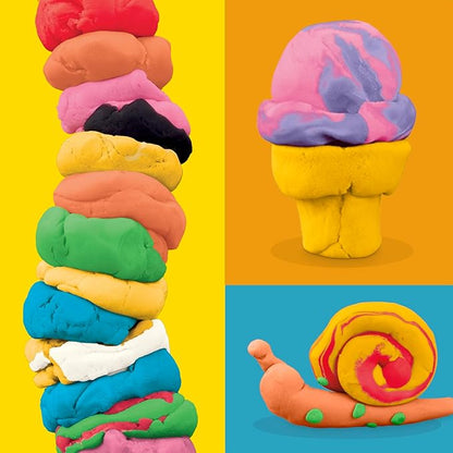 Play-Doh 9 Pack Favorite Color Set, Assorted Colors, 2 & 4 Ounce Modeling Compound Cans, Kids Arts & Crafts, Preschool Toys for 2 Year Old Girls & Boys & Up (Amazon Exclusive)