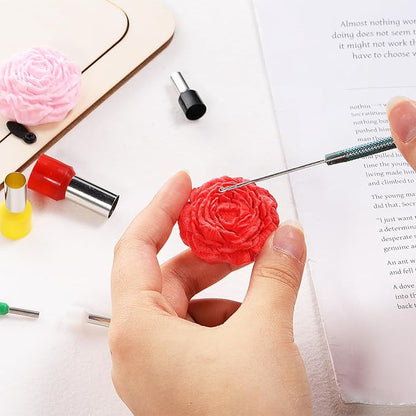 20 Pcs Circle Clay Cutters, Round Shape Cutter Ceramics Dotting Baking Ring Mold Cutters Stainless Steel Sculpting Punch Tool Hole Hollow Punch Cutter Set with Storage Case for Crafts Indentation