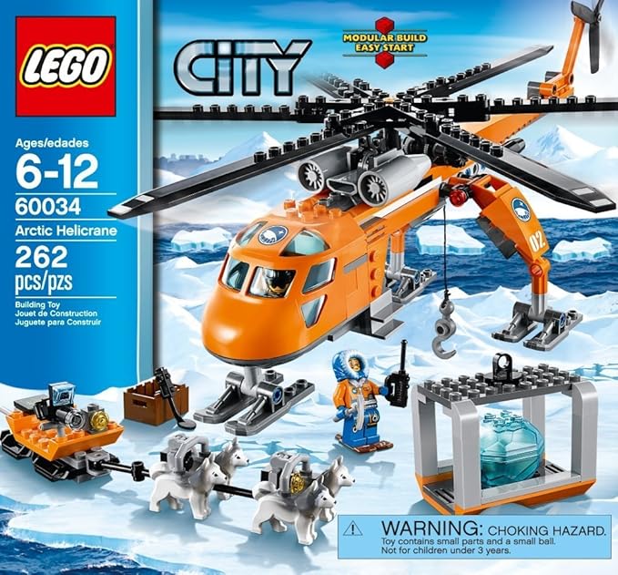 LEGO City Arctic Helicrane 60034 Building Toy