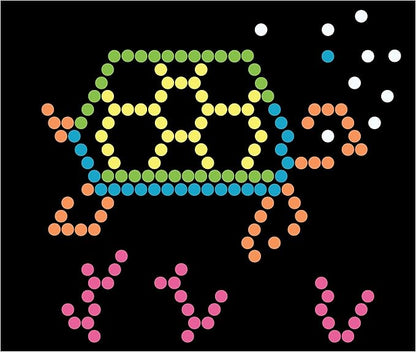 Lite-Brite Peg and Template Refill Pack, Light Up Drawing Board Accessories, LED Pegs with Colors, Toys for Creative Play, Light Toys for Kids Aged 4 +