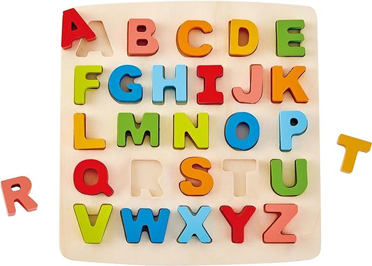 Hape Alphabet Blocks Wooden Learning Puzzle