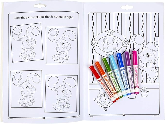 Crayola Blues Clues Color & Activity, 32 Coloring Pages, Gift