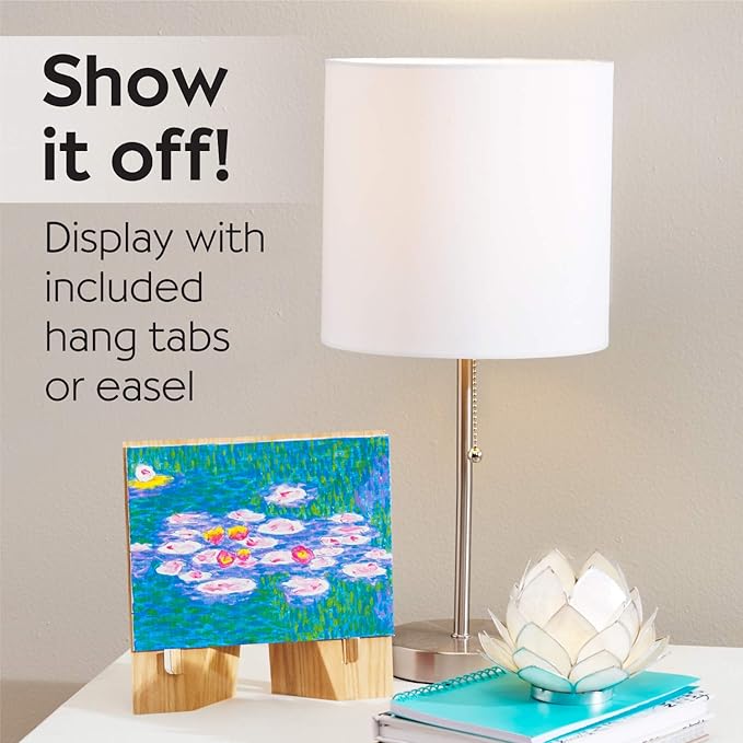 Faber-Castell Museum Series Paint by Numbers - Claude Monet Water Lilies - Number Painting for Kids and Adult Beginners, 1 Count (Pack of 1)