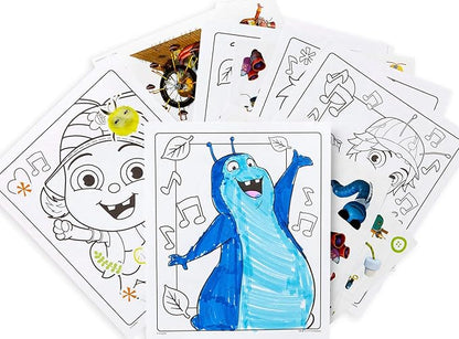 Crayola Beat Bugs Color & Sticker Book, Gift for Kids, Age 3, 4, 5, 6