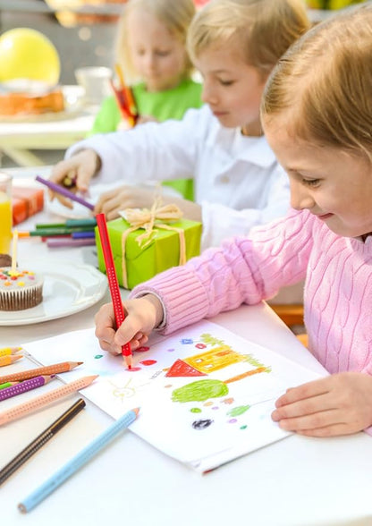 Faber-Castell Grip Colored EcoPencils - 24 Pack Colored Pencils, Pre-Sharpened