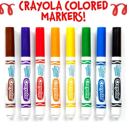 Crayola Washable Markers - Red (12ct), Kids Broad Line Markers, Bulk Markers for Classrooms & Teachers