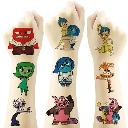 20PCS Cute Temporary Tattoos Stickers Cute Cartoon Waterproof Temporary Tattoos Stickers for Kids,Classroom Reward Supplies,Birthday Party Halloween and Christmas Surprise Decoration Supplies