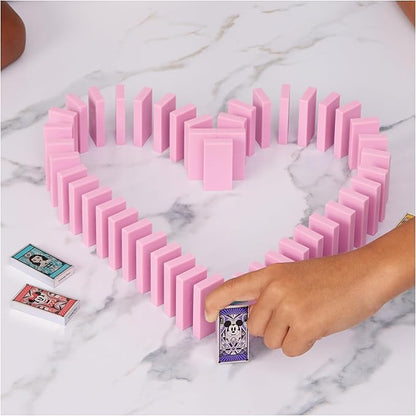Spin Master Games Disney 100th Anniversary H5 Domino Creations 200 Dominoes & Accessories Domino Artist Lily Hevesh, Disney Gifts Dominoes Set for Adults & Kids Ages 5+