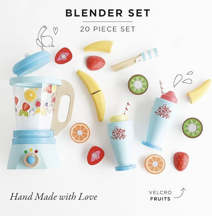 Blender & Wooden Fruit Set Premium Wooden Toys for Kids Ages 3 Years & Up - Le Toy Van