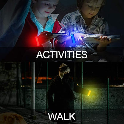 8 PCS LED Glow Bracelets, Christmas Light Up Bracelets Set - Glow in The Dark Party Bracelets Favors Supplies for Christmas, Concerts, Festivals, Game Prizes, Sports, Rave Accessories.