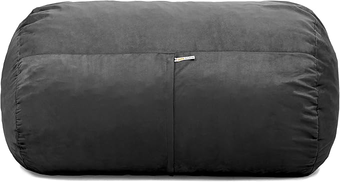 Jaxx Sofa Saxx Bean Bag Lounger, 4-Feet, Black