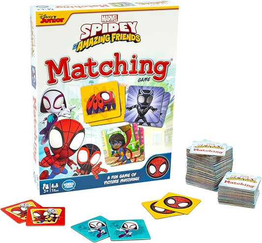 Wonder Forge Marvel Spidey & His Amazing Friends Matching | Build Focus and Memory with Fun Superheroes | Features Favorite Marvel Characters | Ages 3+