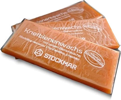 STOCKMAR Bundle Modeling Beeswax - 3 Pieces Natural Color - Waldorf Wax