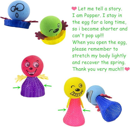 KASU 100 Pcs Prefilled Easter Eggs with Toys Inside Premium for Easter Theme Party Favor, Easter Eggs Hunt, Easter Basket Stuffers/Fillers, Classroom Prize Supplies