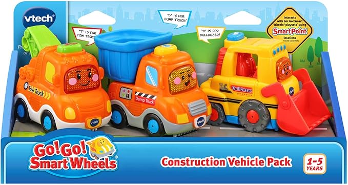 VTech Go! Go! Smart Wheels Construction Vehicle Pack