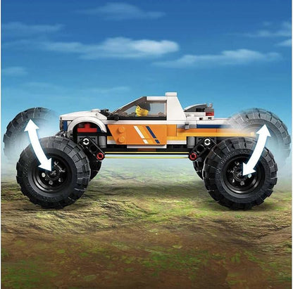 LEGO City 60387 4WD Off-Road Adventure Toy Blocks, Present, Vehicle, Glue, Boys, Girls, Ages 6 and Up