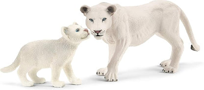 Schleich Wild Life 3pc. Lion Mother and Cubs Figurine Set - Authentic and Highly Detailed Toy Set, Durable for Education and Fun Play, Perfect for Boys and Girls, Ages 3+, Multicolor, 2.09 inch