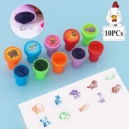 120Pcs Jungle Safari Party Favors Including Puzzle Stickers, Slap Bracelets, Animal Keychains, Temporary Tattoos, Animal Rings, Animal Stickers Safari Themed Birthday Party Supplies