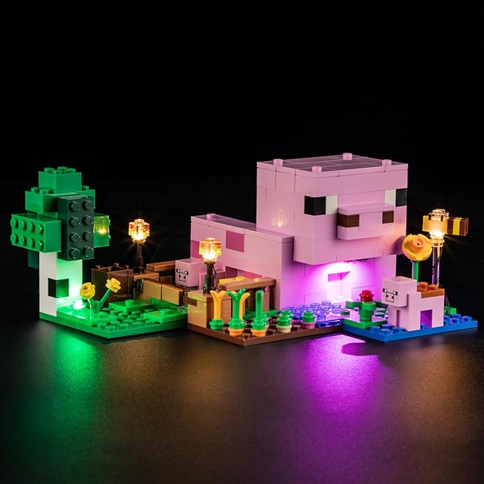LED Light for Lego 21268 The Baby Pig House Set, Light Kit Compatible with Lego 21268 Building Blocks Model, Not Included The Model Set