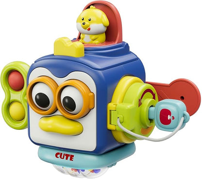 OSIMILY Toys for 1 Year Old Boy, Busy Cube Montessori Toys for 1+ Year Old,Sensory Toys for Toddlers 1-3,Fine Motor Skills Educational Toys,Birthday Gift for Baby Aged 6, 9, 10, 12, 18 Months