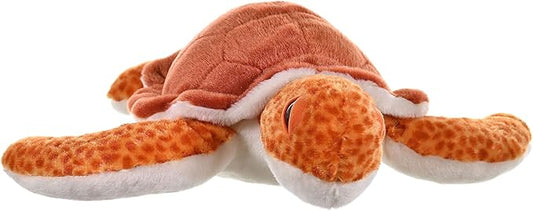 Wild Republic Loggerhead Sea Turtle Plush, Stuffed Animal, Plush Toy, Gifts for Kids, Cuddlekins 15 Inches, Tortue Caouanne