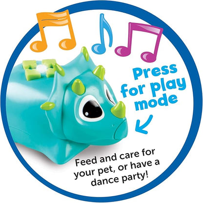 Learning Resources Coding Critters Rumble & Bumble - 23 Pieces, Ages 4+, Educational Learning Games, Screen-Free Early Coding Toy For Kids, Interactive STEM Coding Pet