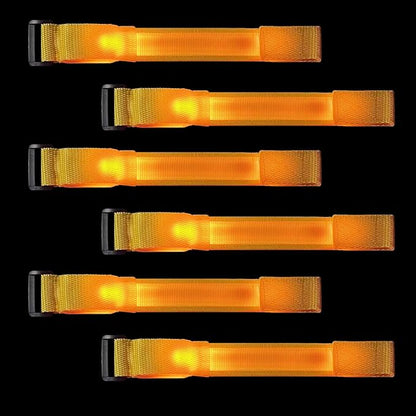 8pcs LED Light Up Bracelets Glow Flashing Wristbands Glow in The Dark Party Supplies for Wedding, Raves, Concert, Camping,Sporting Events, Party