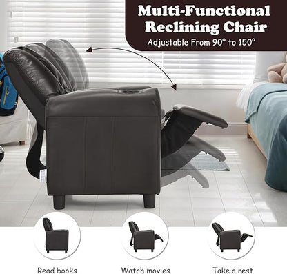 Charles Kids Recliner Chair, Coffee