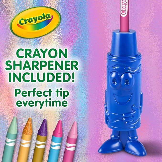 Crayola Special Effects Crayon Set - 6 Boxes of 24 Crayons, Bulk Crayons for Kids, Coloring Supplies for Arts & Crafts, Easter Basket Stuffers & Gifts [Amazon Exclusive]