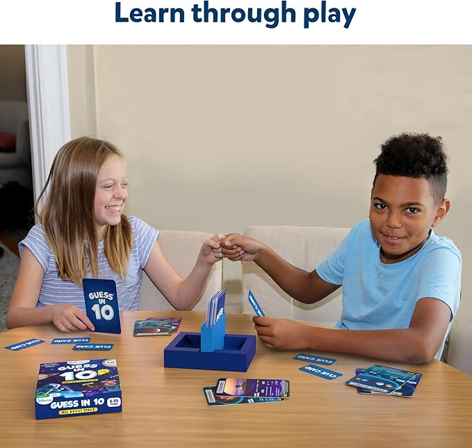 Skillmatics Card Game - Guess in 10 NASA Space, Perfect for Boys, Girls, Kids & Families Who Love Educational Toys, Travel Games, Gifts for Ages 8, 9, 10 and Up