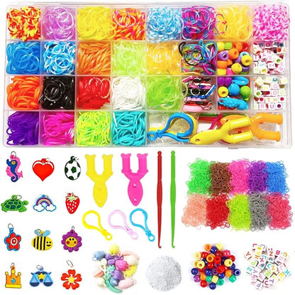 Loom Bracelet Making Set, Rubber Bands Bracelet Kit for Kids, Refill Kit for Girls & Boys, Friendship Bracelets Maker kit Jewelry Making