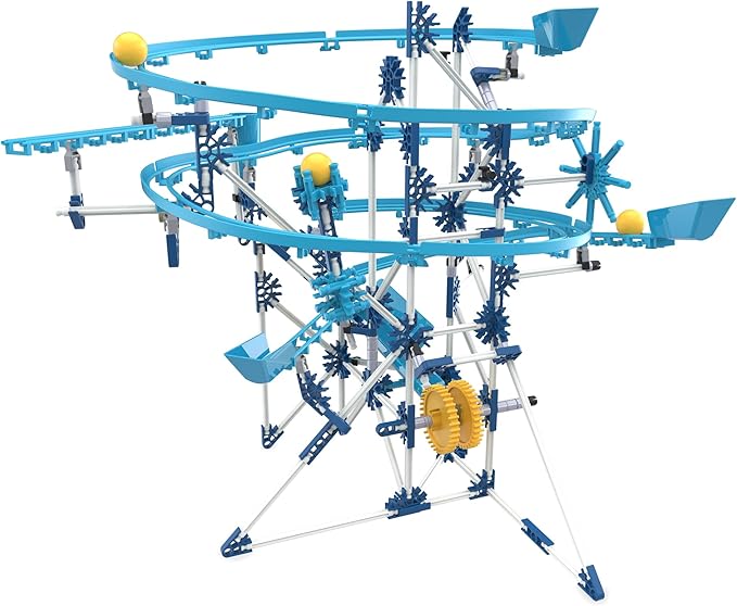 K'NEX - Marble Coaster Run with Motor‚ 504 Pieces, STEM Building, Kid Construction Set‚ Ages 8+