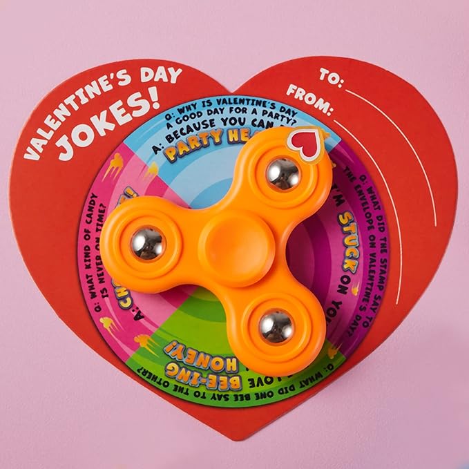 JOYIN 24 PCS Valentine's Day Gifts Cards with Glow Pull Tube Bracelet, Lights Glow in The Dark Toys for Kids Valentine's Party Favors for Classroom Exchange Toy, School Classroom Prizes Exchange Gift