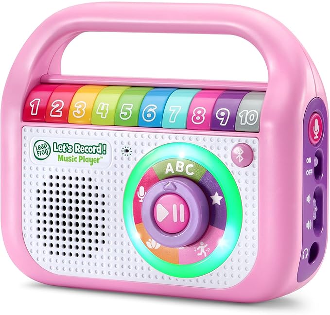 LeapFrog Let's Record! Music Player, Pink
