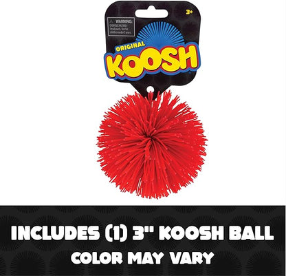 Koosh Balls 3 inch, Single Assorted Color - Kids Outdoor Toys, Beach Toys, Kids Games, Outdoor Games for Adults and Family, Outdoor Games for Kids, Kids Toys, Fidget Toys for Kids, Ages 3+