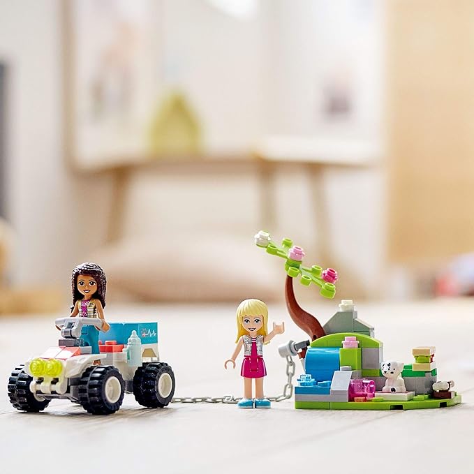 LEGO Friends Vet Clinic Rescue Buggy 41442 Building Kit; Vet Clinic Collectible Toys for Kids Aged 6+; Includes First-Aid Toy Accessories and Children’s Vet Kit, New 2021 (100 Pieces)
