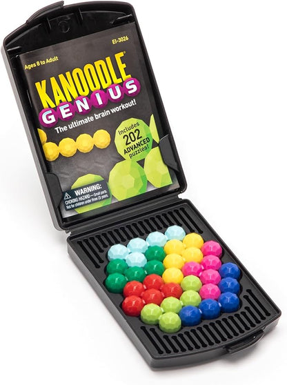 Educational Insights Kanoodle Genius 3-D Puzzle Brain Teaser Game for Adults, Teens and Kids, Travel Games, Gift for Ages 8+