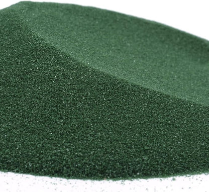 Shiny Stone Colorful Sand,Rainbow Sand,Art Sand,Colored Sand,Craft Sand,Decorative Wedding Vibrant Sand, 250g/0.55lb/8.81oz for Kids Creativity Wedding Succulent Terrarium Vase (Dark Green)