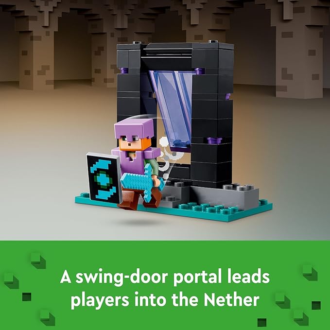 LEGO Minecraft The Armory Building Set, Includes Popular Minecraft Figures Alex and Armorsmith, Action Toy for Gamers and Kids, Gift for Boys and Girls 7 Years Old and Up, 21252