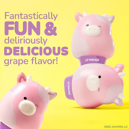 Lip Smacker Squishmallows Moisturizing Lip Balm, Fun Soft Squishy Collectible Top, Hydrates & Smooths – Patty