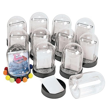 Colorations Create Your Own Snow Globe Kids Craft Kit, Set of 12, Create a Keepsake, Ideal Mothers Day or Fathers Day Gift, Birthday or Holiday, Can Be Personalized & Individually Designed
