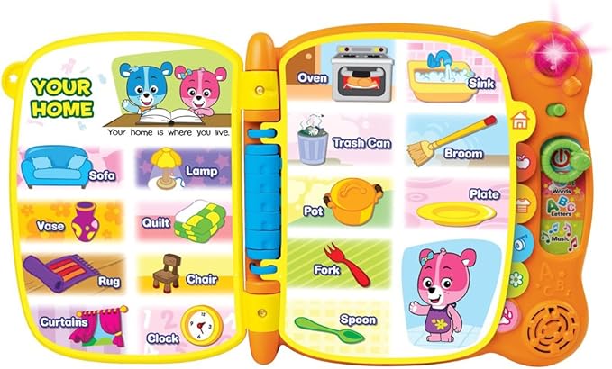 VTech Touch and Teach Word Book , Orange