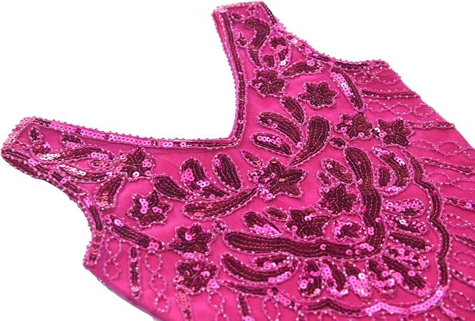 1920's Sequins Flapper Dress Children's Day Gift Party Halloween Costumes for Girls Accessories Set