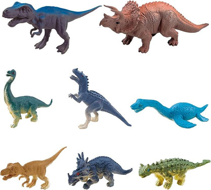 Toddler Train Set Toy, Electric Train Track & Dinosaur Track Toy for 3 4 5 Years Old Kids, Boys and Girls